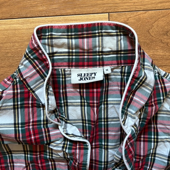 SleepyJones marina shirt in plaid - Picture 2 of 3